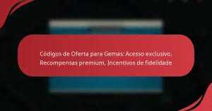 Códigos de Oferta para Gemas: Acesso exclusivo, Recompensas premium, Incentivos de fidelidade