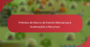 Prémios de Marco de Evento Mensal para Acelerações e Recursos