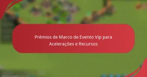 Prémios de Marco de Evento Vip para Acelerações e Recursos