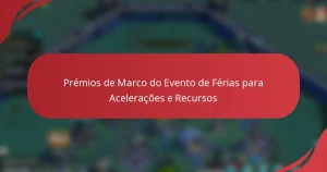 Prémios de Marco do Evento de Férias para Acelerações e Recursos